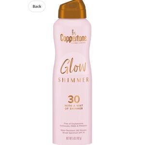 Coppertone Glow Shimmer 30 5 oz Spray